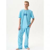 Пижама , размер 50, голубой CATFIT