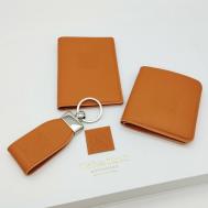 Обложка для паспорта , оранжевый William Morris