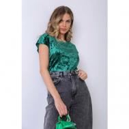 Блуза  , размер 54, зеленый A-A Awesome Apparel by Ksenia Avakyan