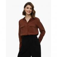Блуза  , размер XL, коричневый GLORIA JEANS