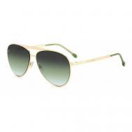 Солнцезащитные очки  IM 0100/S PEF IB, авиаторы, для женщин, зеленый ISABEL MARANT
