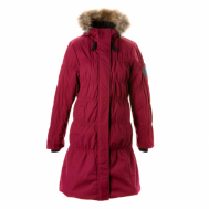 куртка   зимняя, силуэт полуприлегающий, утепленная, воздухопроницаемая, мембранная, карманы, водонепроницаемая, ветрозащитная, размер S, мультиколор Huppa
