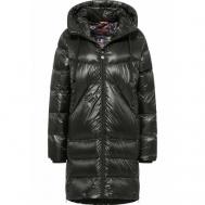 куртка , демисезон/зима, размер 38, хаки FRIEDA & FREDDIES NEW YORK