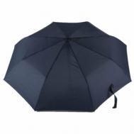 Зонт , полуавтомат, 3 сложения, для мужчин, синий Jonas Hanway
