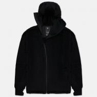 куртка  polartec high loft zip hooded, силуэт прямой, размер xxl, черный MAHARISHI