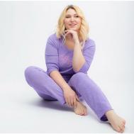 Пижама , укороченный рукав, размер 44, фиолетовый Ш'аrliзе