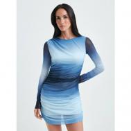 Платье , размер XS (RU 42)/170, голубой ZARINA