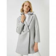 Пальто  , размер 40, серый Koton