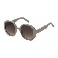 Солнцезащитные очки  MARC 659/S KB7 HA, бабочка, с защитой от УФ, градиентные, для женщин, серый Marc Jacobs