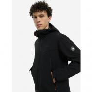 куртка  Men's hooded polar soft shell coat, размер 48, черный TOREAD