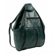 Рюкзак , натуральная кожа, вмещает А4, внутренний карман, бирюзовый Unvers leather Istanbul