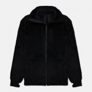 куртка  polartec high loft zipped fleece, силуэт прямой, размер m, черный MAHARISHI