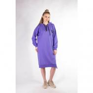 Платье , размер XL, фиолетовый PAKKOO