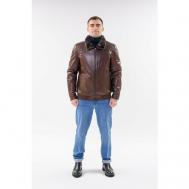 куртка , размер 60 5XL, коричневый ALAMMA