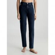 Джинсы мом   High Rise Mom Jeans, размер 26/32, синий Calvin Klein