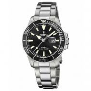 Наручные часы  Женские наручные часы  Boyfriend F20503/4 с гарантией, серебряный, черный Festina