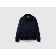 куртка , демисезон/зима, размер EL, синий United Colors of Benetton