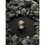 Перстень  серебро, 925 проба, чернение, размер 20.5, серебряный Елизавета