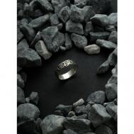 Кольцо  серебро, 925 проба, чернение, размер 16, серебряный Вознесенский ювелирный завод