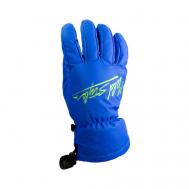 Перчатки , подкладка, размер M, голубой Salmon Arms