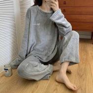 Пижама , размер 42/46, серый Cozy Home
