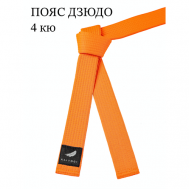 Пояс  с поясом, размер 200, 200 см, оранжевый KAITOGI