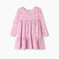 Платье для девочки, цвет розовый, рост 104 см Luneva