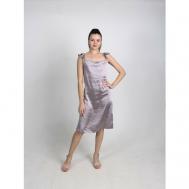 Платье , размер 44, серый, серебряный bramble