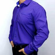 Рубашка , размер 4XL, фиолетовый Bendu