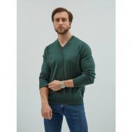 Пуловер , размер M, зеленый MANAFOFF