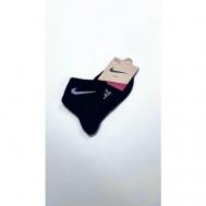 Носки  унисекс , 1 пара, классические, быстросохнущие, ослабленная резинка, размер 41/47, черный Nike