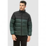 куртка  зимняя, карманы, подкладка, без капюшона, внутренний карман, водонепроницаемая, размер 50, зеленый Kanzler