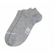 Мужские носки , 2 пары, размер 43/46, серый LTB