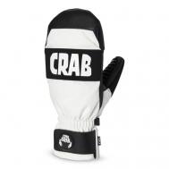 Варежки  Punch, размер S, белый, черный CRAB GRAB