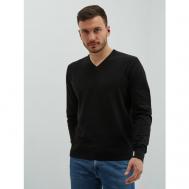 Пуловер , размер M, черный MANAFOFF