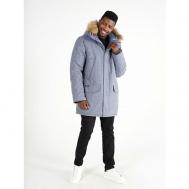 куртка  зимняя, размер 54, серый Scanndi Finland