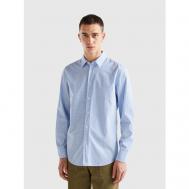 Рубашка , размер XL, голубой United Colors of Benetton