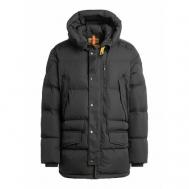 куртка , демисезон/зима, силуэт прямой, капюшон, карманы, размер M, черный Parajumpers