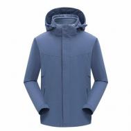 Куртка  , размер 5XL, голубой beutyone