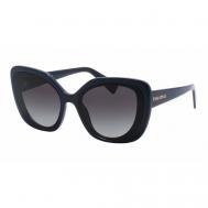 Солнцезащитные очки , бабочка, оправа: пластик, для женщин, черный Miu Miu