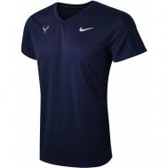 Теннисная футболка   Court Dri-Fit Challenger Top SS Rafa, силуэт полуприлегающий, вентиляция, размер XL, мультиколор Nike