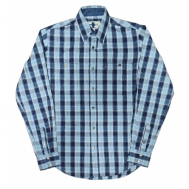 Рубашка , размер L (ворот 41-42), голубой, синий West Rider