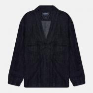 куртка  linen denim trucker durumagi, размер xl, синий FrizmWORKS