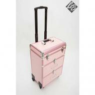 Бьюти-кейс 35х49, розовый Luxxy box