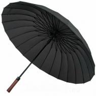 Зонт-трость , полуавтомат, черный Diniya