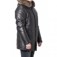 куртка , демисезон/зима, размер 58, коричневый YIERMAN