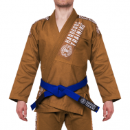Кимоно  для джиу-джитсу  без пояса, коричневый Hardcore Training