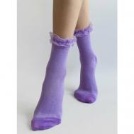 Носки , размер 35/39, фиолетовый NASHIBA