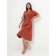 Платье , размер 42, коричневый andLLyou