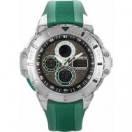 Наручные часы , зеленый, серебряный U-DRIVE